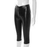 Fashion Back Tight Seventh Pants MXBF-J25PT123