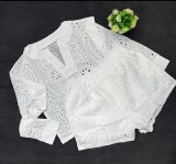 Long Sleeve V Neck Tops Two Piece Short Set GXIN-S-8816