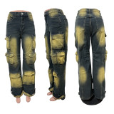 Vintage Casual Loose Jeans LX-6057