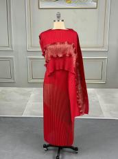 Fashion Patchwork Irregular Top Long Skirts Set GZRF-77115