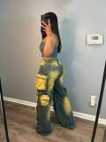Vintage Casual Loose Jeans LX-6057