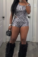 Pre Order: About 7 work days shipping Leopard Print Short Suit YUEM-300777