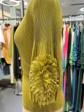 Fashion Press Pleated Petal Sleeve Pants Suit GZRF-HY-688
