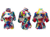 Casual Print Short Sleeve Shirts QYMF-3062
