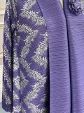 Pleated Print Cardigan Long Coats GZRF-77102