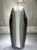 Gradient Color Loose Batwing Sleeve Robe Coats  GZRF-KH-0076