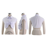 Solid Color Short Sleeve Single-breasted Shirts QYMF-3020
