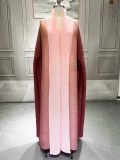 Gradient Color Loose Batwing Sleeve Robe Coats  GZRF-KH-0076