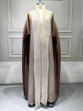 Gradient Color Loose Batwing Sleeve Robe Coats  GZRF-KH-0076