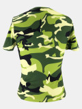 Camouflage Print Short Sleeve T Shirts QYMF-3150