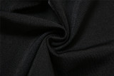 Contrast Color Backless Tight Jumpsuit GSLF-K25Q73474