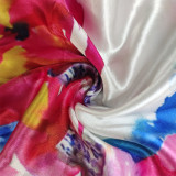 Casual Print Short Sleeve Shirts QYMF-3062