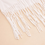 Print Short Sleeve Tassel T Shirts GNZD-7710TG