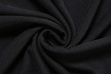 Solid Color Halterneck Tie Up Split Maxi Dress GSLF-K24D64466
