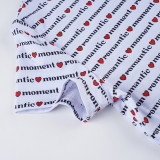Letter Print Short Sleeve Two Piece Shorts Set GLRF-MES38005