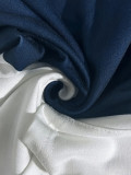 Stripe Contrast Color Zipper Hoodies GCNF-5017