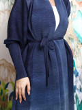 Gradient Color Print Long Coat GZRF-KH-0100