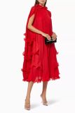 Sleeveless Solid Color Midi Dress GZRF-HY-9069