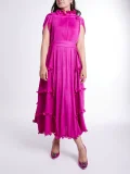 Sleeveless Solid Color Midi Dress GZRF-HY-9069