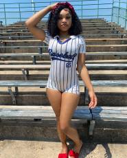 Print Stripe Short Sleeve Romper YWXS-K25L391