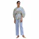 Print Tie Up Tops And Casual Pants Suit GZRF-KH-0041