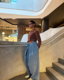 Fashion Loose Wide Leg Jeans GYLN-8694