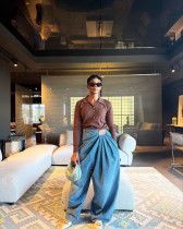 Fashion Loose Wide Leg Jeans GYLN-8694