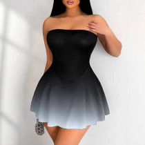 Sleeveless Tube Top Sexy Mini Dress LSD-24662