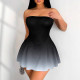 Sleeveless Tube Top Sexy Mini Dress LSD-24662