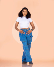 Plus Size Multi-pockets Fashion Straight Jeans GYLN-8024