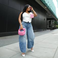 Vintage Loose Wide Leg Jeans GSMJ-8012
