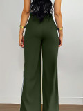 Side Stripe Casual Straight Pants SH-391404