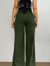 Side Stripe Casual Straight Pants SH-391404