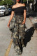 Casual Camouflage Print Loose Pants QODY-6065