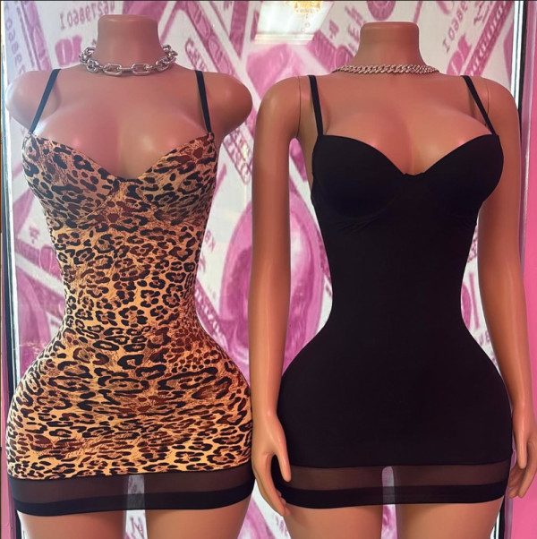 Pre Order: About 7 work days shipping Sling Slim Mini Dress YUEM-300801