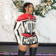 Letter Print Long Sleeve Two Piece Skirts Set SHD-9618