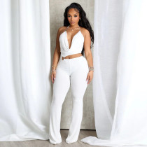 Halterneck Hollow Out Backless Jumpsuit YF-10867