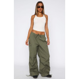 Loose Multi-Pockets Straight Leg Pants  ASL-6799
