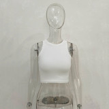 Solid Color Sleeveless Tank Tops JHYB-9072