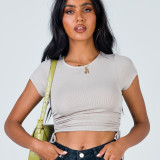 Short Sleeve Drawstring T Shirts JHYB-9105
