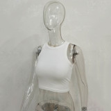 Solid Color Sleeveless Tank Tops JHYB-9072