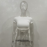 Short Sleeve Drawstring T Shirts JHYB-9105