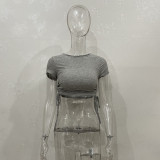 Short Sleeve Drawstring T Shirts JHYB-9105