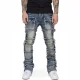 Men's Fashion Stacked Straight Jeans XCFF-3039