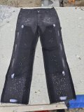 Men's Appliqued Stacked Flare Jeans XCFF-661