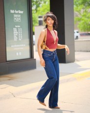Plus Size Fashion Loose Straight Jeans GYLN-3011