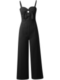 Solid Color Sling Slim Jumpsuit SHD-9629
