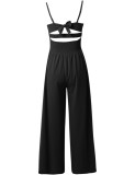 Solid Color Sling Slim Jumpsuit SHD-9629
