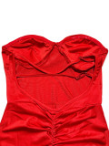 Solid Color Backless Jumpsuit SHD-9728