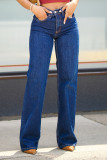 Plus Size Fashion Loose Straight Jeans GYLN-3011